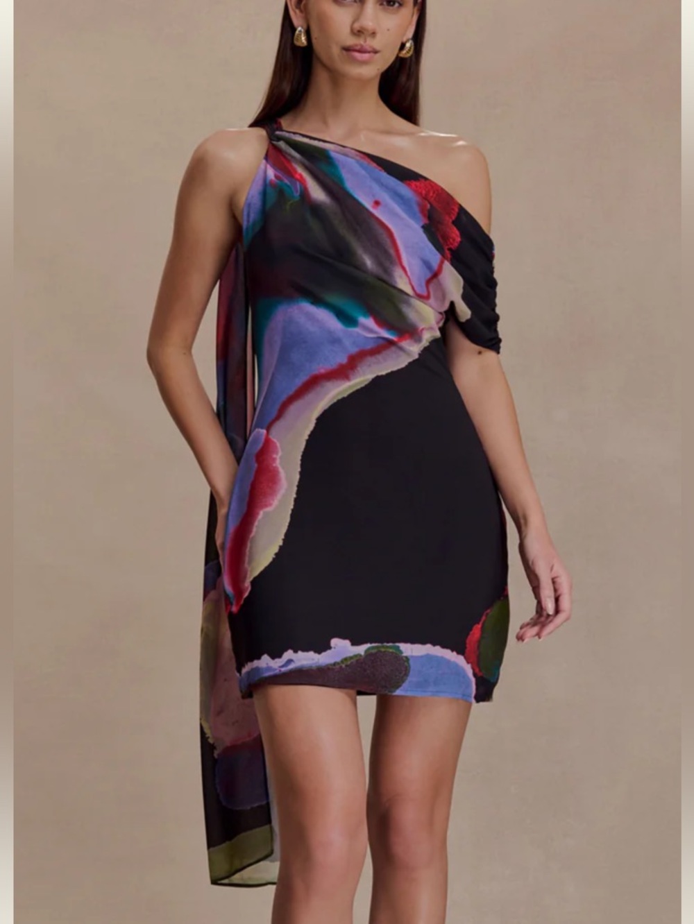 SOLD✨ Meshki Daisie Chiffon Mini Dress